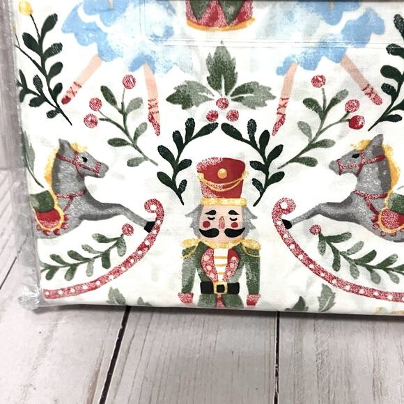 NEW!! Cupcakes & Cashmere Nutcracker Christmas Ballet Full Size Cotton Sheet Set - Picture 4 of 9